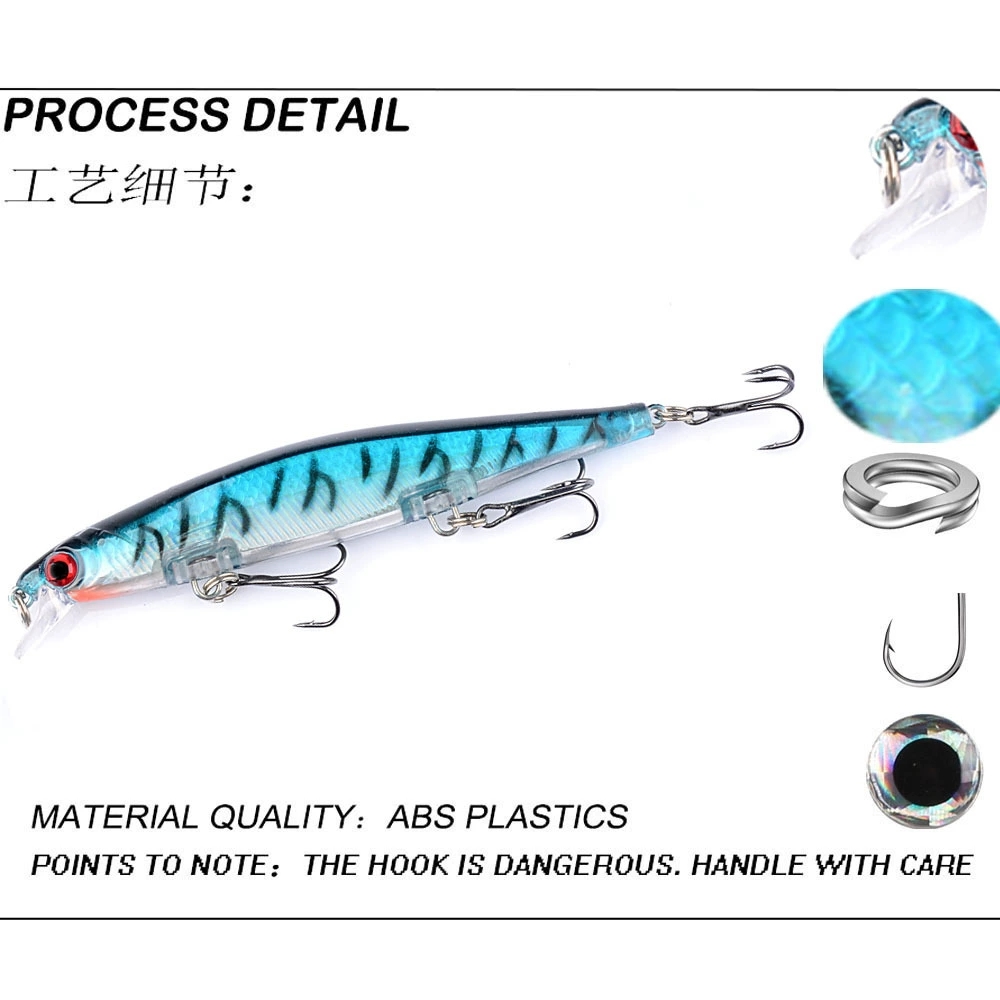 1pc Laser Sinking Minnow Fishi - огляд і ціна Fishing Lure Swimbait